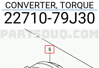 Suzuki 2271079J30 CONVERTER, TORQUE