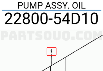 Suzuki 2280054D10 PUMP ASSY, OIL