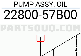 Suzuki 2280057B00 PUMP ASSY, OIL