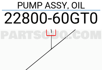 Suzuki 2280060GT0 PUMP ASSY, OIL