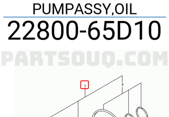 Suzuki 2280065D10 PUMPASSY,OIL