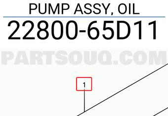 Suzuki 2280065D11 PUMP ASSY, OIL