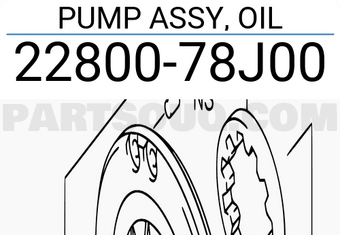 Suzuki 2280078J00 PUMP ASSY, OIL