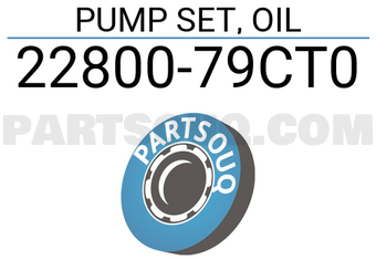 Suzuki 2280079CT0 PUMP SET, OIL