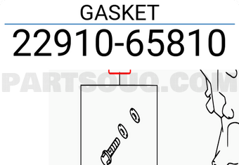 Suzuki 2291065810 GASKET