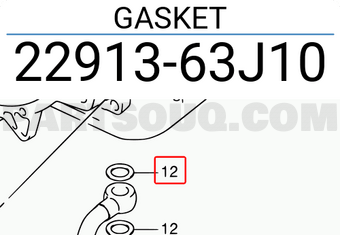 Suzuki 2291363J10 GASKET