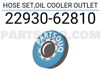 Suzuki 2293062810 HOSE SET,OIL COOLER OUTLET