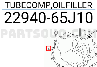 Suzuki 2294065J10 TUBECOMP,OILFILLER