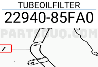 Suzuki 2294085FA0 TUBEOILFILTER