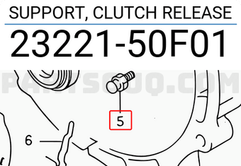Suzuki 2322150F01 SUPPORT, CLUTCH RELEASE