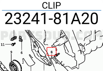 Suzuki 2324181A20 CLIP