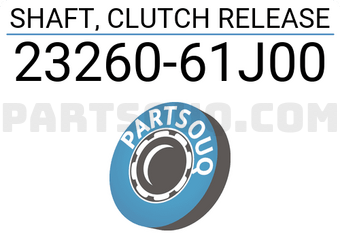 Suzuki 2326061J00 SHAFT, CLUTCH RELEASE