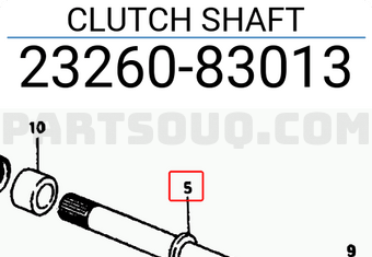 Suzuki 2326083013 CLUTCH SHAFT