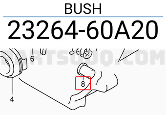 Suzuki 2326460A20 BUSH
