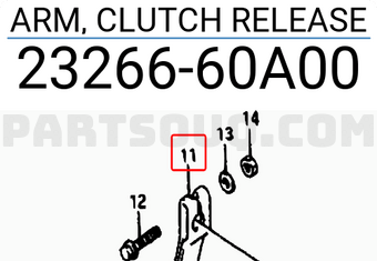 Suzuki 2326660A00 ARM, CLUTCH RELEASE