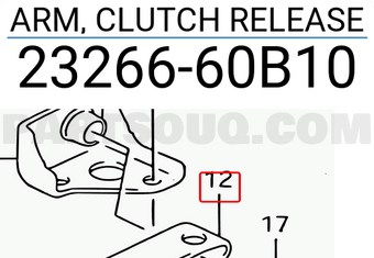 Suzuki 2326660B10 ARM, CLUTCH RELEASE