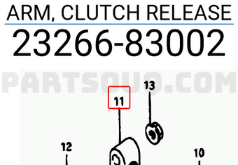 Suzuki 2326683002 ARM, CLUTCH RELEASE