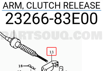 Suzuki 2326683E00 ARM, CLUTCH RELEASE