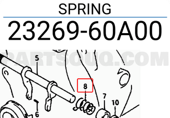 Suzuki 2326960A00 SPRING