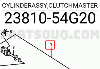 Suzuki 2381054G20 CYLINDERASSY,CLUTCHMASTER