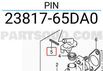 Suzuki 2381765DA0 PIN