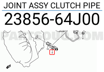 Suzuki 2385664J00 JOINT ASSY CLUTCH PIPE