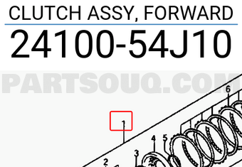 Suzuki 2410054J10 CLUTCH ASSY, FORWARD