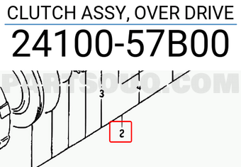 Suzuki 2410057B00 CLUTCH ASSY, OVER DRIVE