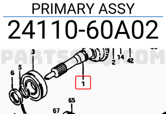 Suzuki 2411060A02 PRIMARY ASSY