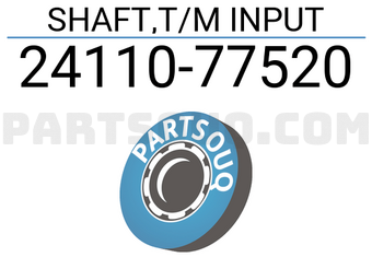 Suzuki 2411077520 SHAFT,T/M INPUT