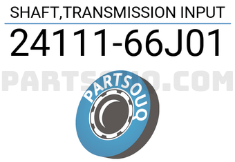 Suzuki 2411166J01 SHAFT,TRANSMISSION INPUT