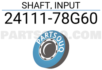 Suzuki 2411178G60 SHAFT, INPUT