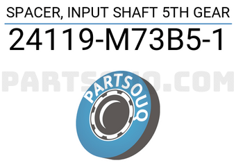 Suzuki 24119M73B51 SPACER, INPUT SHAFT 5TH GEAR