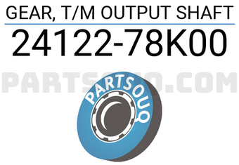 Suzuki 2412278K00 GEAR, T/M OUTPUT SHAFT