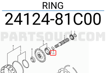 Suzuki 2412481C00 RING