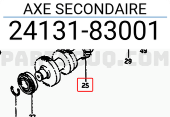 Suzuki 2413183001 AXE SECONDAIRE