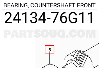 Suzuki 2413476G11 BEARING, COUNTERSHAFT FRONT