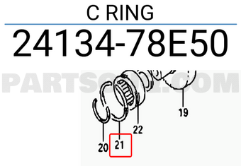 Suzuki 2413478E50 C RING