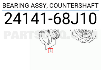 Suzuki 2414168J10 BEARING ASSY, COUNTERSHAFT