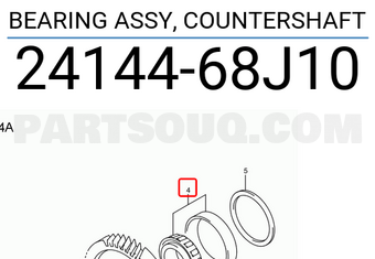 Suzuki 2414468J10 BEARING ASSY, COUNTERSHAFT