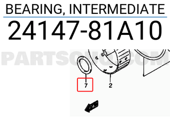 Suzuki 2414781A10 BEARING, INTERMEDIATE