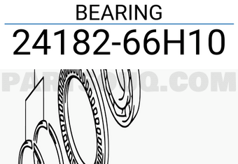 Suzuki 2418266H10 BEARING