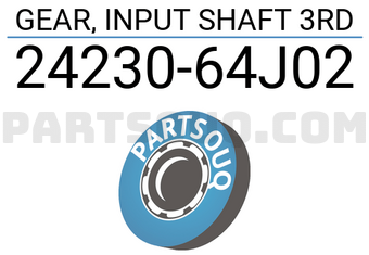 Suzuki 2423064J02 GEAR, INPUT SHAFT 3RD