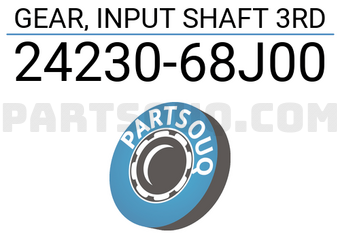 Suzuki 2423068J00 GEAR, INPUT SHAFT 3RD