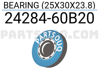 Suzuki 2428460B20 BEARING (25X30X23.8)