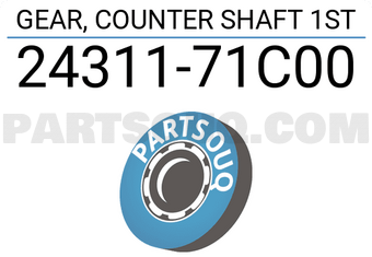 Suzuki 2431171C00 GEAR, COUNTER SHAFT 1ST