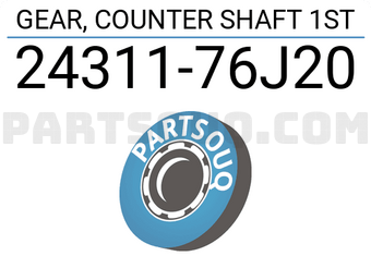 Suzuki 2431176J20 GEAR, COUNTER SHAFT 1ST