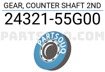 Suzuki 2432155G00 GEAR, COUNTER SHAFT 2ND
