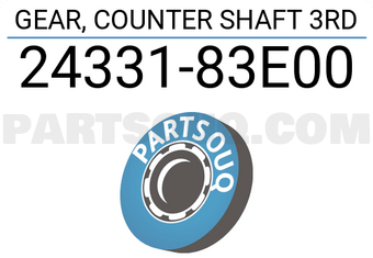 Suzuki 2433183E00 GEAR, COUNTER SHAFT 3RD