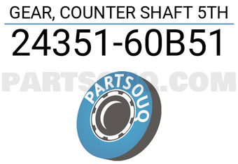 Suzuki 2435160B51 GEAR, COUNTER SHAFT 5TH